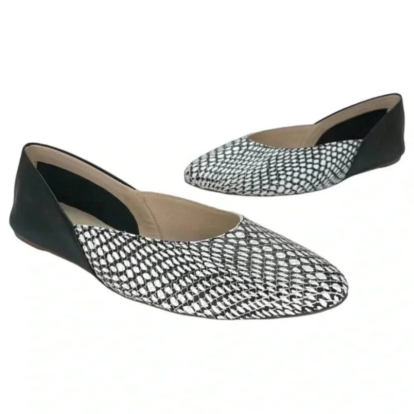 Botkier Britt Womens Flats 4.5M Leather Snake Print Slip On - Picture 12 of 15